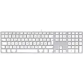 LMP KB-1243, Volledige grootte (100%), Kabel, USB, QWERTZ, Wit