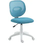 HOMCOM bureaustoel, ergonomische bureaustoel met C-vormige rugleuning
