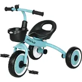 Aosom Driewieler, kinderfiets met mandje, fiets voor kinderen van 2-5 jaar