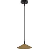 Masterlight Design hanglamp Ceppo zwart met goud Ø 22cm