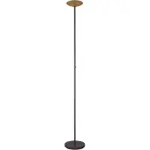 Masterlight Vloerlamp Ceppo zwart met goud