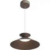 Masterlight Hanglamp Ceppo cacao bruin Ø 45cm met uplight