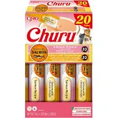 Inaba Ciao Churu Creamy Puree Liquid Kattensnack Zalm & Kip variëteiten 20x14g