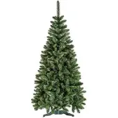 Sonic Kunstkerstboom met voet, 220 cm. Groene kerstboom