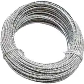 Cardinale Zinkbedraad touw, diameter 4 mm - rol van 25 meter