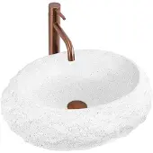 REA - Opzetwastafel Mika Light Grey - 50 x 38 x 15 cm