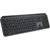 Logitech MX Keys S, draadloos, Bluetooth, schaarkoppeling, QWERTY-indeling, LED-verlichting, grafietkleur