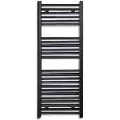 Sanicare Design radiator lumara aluminium 120x50 cm 750 watt mat zwart