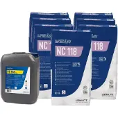 UZIN NC 118 Dichtzet-mortelpakket, 50 m² Gipsgebonden reparatiemortel-set, incl. primer