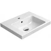 GSI Norm Keramische wastafel 50x40cm, wit ExtraGlaze