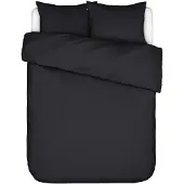 Essenza Essential Satin Dekbedovertrek Antraciet - Lits-Jumeaux - 240x200/220 cm