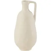 J-Line vaas Goa - aluminium - wit - small
