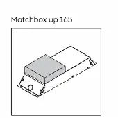 Kreon - Matchbox for up (in-line) 165 square