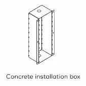 Kreon - Concrete installation box