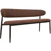 Giga Meubel Eetkamerbank Alexia Rood/Brons 180cm