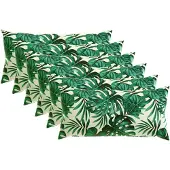 vidaXL Kussensloop 6 st HEERLEN Bladpatroon 40 x 70 cm Polyester