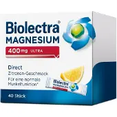 Hermes Arzneimittel GmbH Biolectra Magnesium 400 mg, direct oplosbaar, citroensmaak, 40 zakjes
