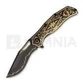 North Mountain Blade Gold Nocturne Linerlock 24K vouwmes