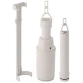 Geberit Volledige Campana Twico, enkelvoudige uitlaat, Twinline bediening