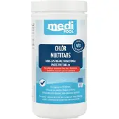 MediPOOL Multifunctionele zwembadt tabletten voor desinfectie, 20 gram