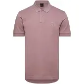 HUGO BOSS roze 2-knoops poloshirt Boss Orange Passanger