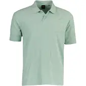 HUGO BOSS Poloshirt turquoise BOSS Orange met structuur