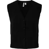 Pieces Pcsally Gebreid Gilet Dames Zwart S