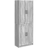 vidaXL Kast Set 2 st Bewerkt hout