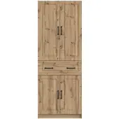 vidaXL Kast Set 2 st Bewerkt hout
