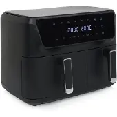 Princess 182470 Dubbele Airfryer - 6,5L + 4,5L inhoud - 2700 W - XXL - 11 liter - 8 programma's - Dubbele heteluchtfriteuse - Digitaal bedieningspaneel - 80 tot 200 Graden