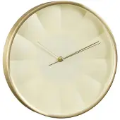 Mica Decorations Wandklok Tikki Crème / Goud D 30 H 4,5 Cm