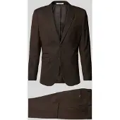 Selected Slim fit pak met wol, model 'NEIL'