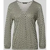 Opus Blouse van viscose met V-hals Model 'Sannah iconic'