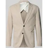 Selected regular fit colbert met linnen en viscose model 'DALI'