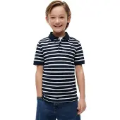 Tommy Hilfiger Shirt 'Essential Regular Fit Flag Embroidery' donkerblauw / wit