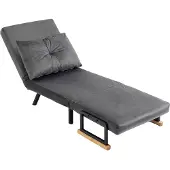 Aosom Sessel mit Sitzkissen 839-834V00