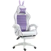 Vinsetto Gaming Stoel: Ergonomische gamingstoel met lendensteun