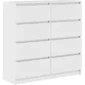vidaXL Dressoir 100x35x99 cm bewerkt hout wit