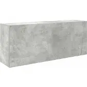 vidaXL Badkamerwandkast 100x25x40 cm bewerkt hout betongrijs