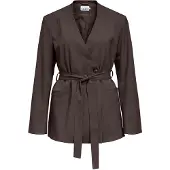 Object Dames Blazers Objlisa Lo L/s Belt Blazer - Bruin - Maat 40