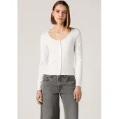 Levi's Gebreid vest 'AUSTEN' wit