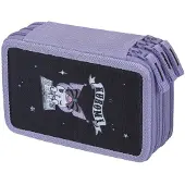Baagl 3-vaks etui, schoolmap voor meisjes - Kuromi Fortune Dream