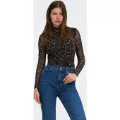 ONLY Shirt 'ONLErica' bruin / cappuccino / zwart