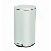 HOMCOM 30 liter afvalbak voor de keuken, met deksel, soft-close functie en openhoudfunctie