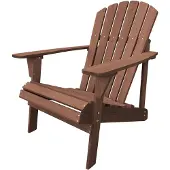 Merkloos Carmen Adirondack-stoel in donkerbruin