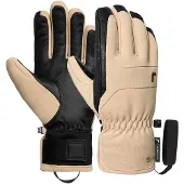 Reusch Vingerhandschoenen 'Mesa' beige / zwart