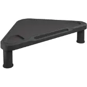 vidaXL Monitorstandaard hoek 49x28x10,5 cm zwart