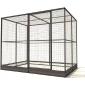 Glorenza Noa - Kattenren - Aluminium - Antraciet - 242x176x193 cm