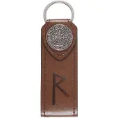 Something Different - Journey Viking Rune Faux Leather Sleutelhanger - Multicolours