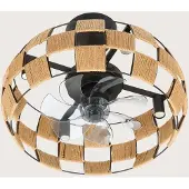 FARELEK – Brézana Ø48 cm – Plafondventilator – 7 ABS – 6 standen
